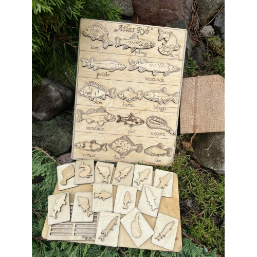 Drewniana układanka 